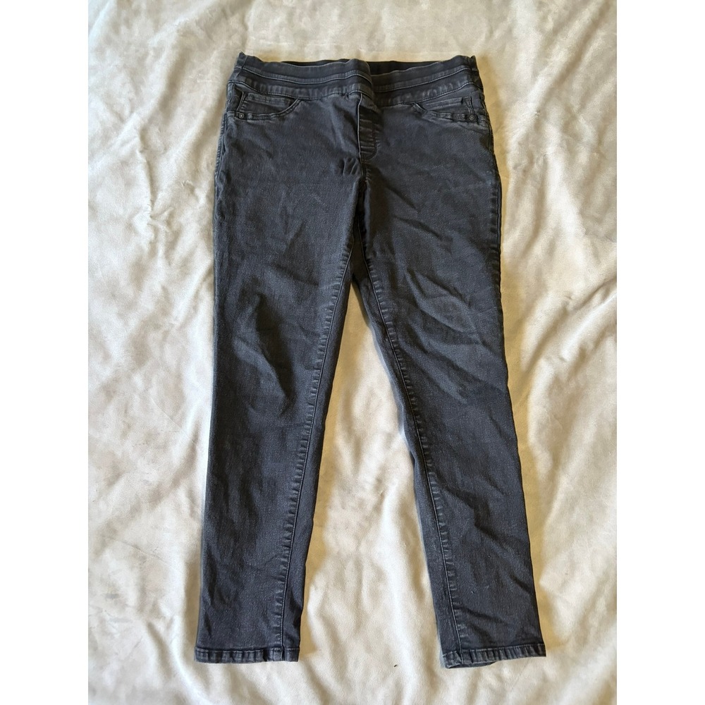 Democracy Ab solution Pull On Jegging Jeans Faded Black Size 12